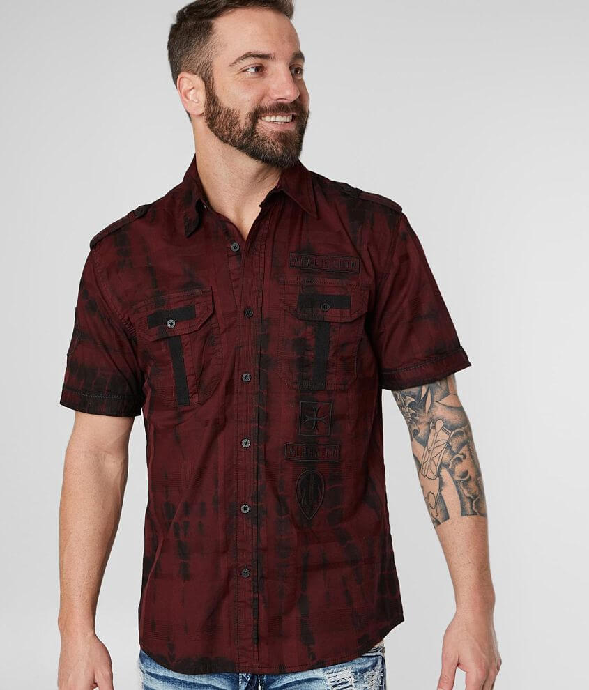 Affliction Endeavor Stretch Shirt front view
