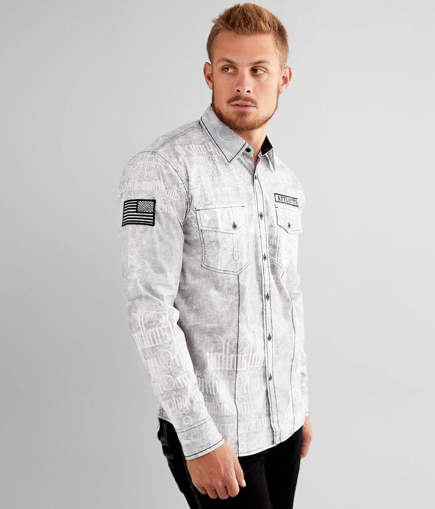 Image of Affliction Alchemist Washed Stretch Shirt