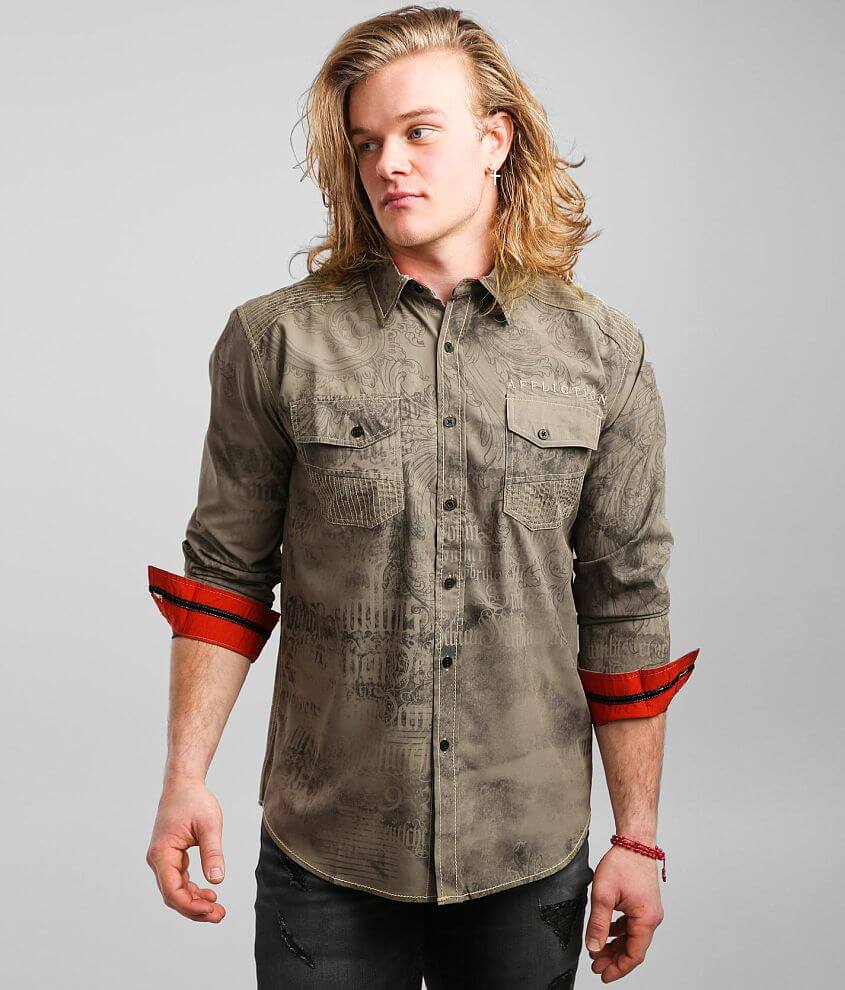 Affliction Kinship Stretch Shirt