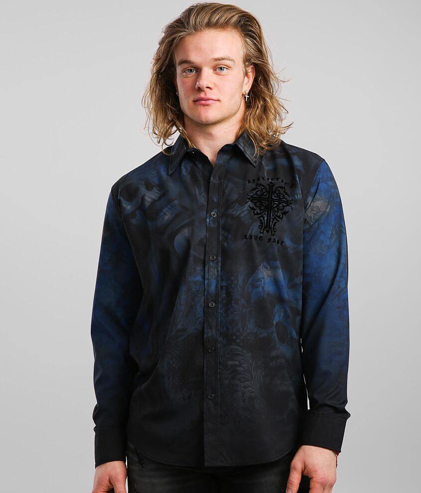 Affliction Monarch Stretch Shirt