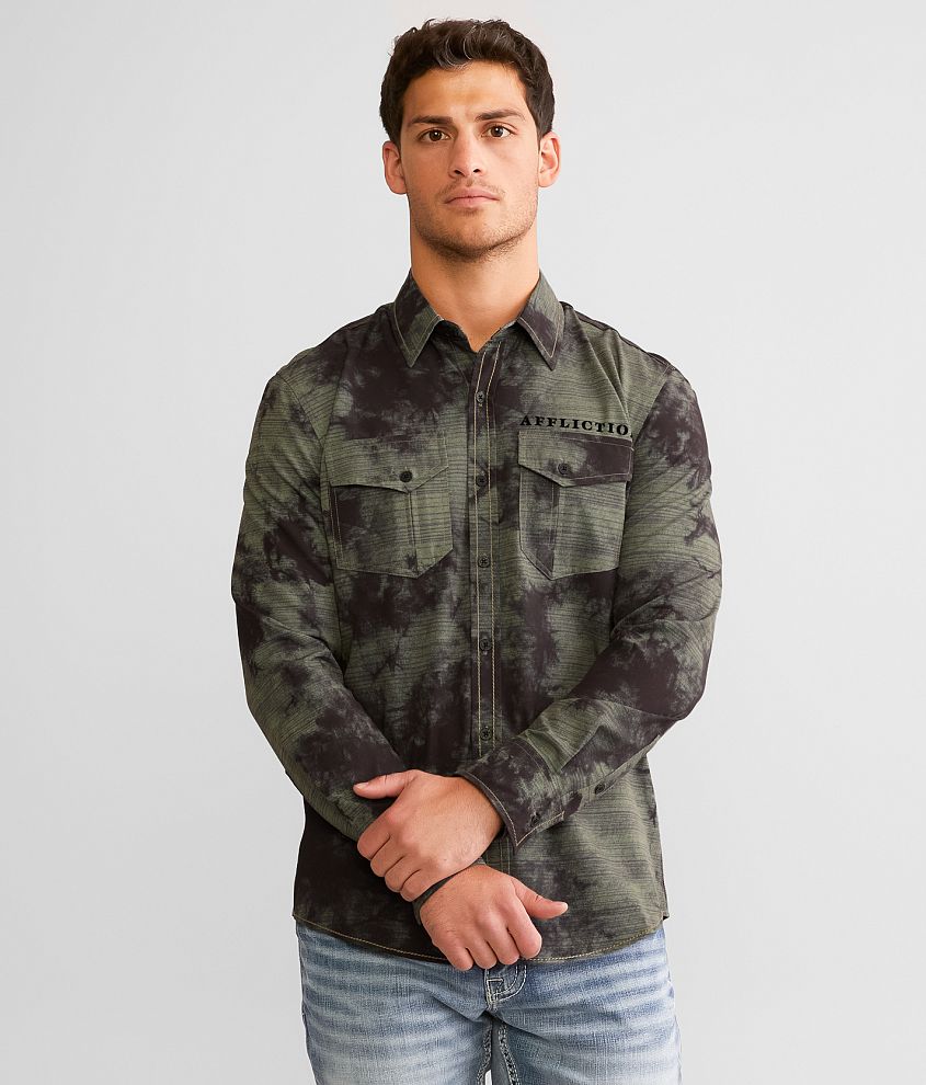 Affliction Gallatin Stretch Shirt front view