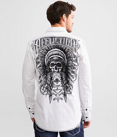 Affliction Ethereal Stretch Shirt back view