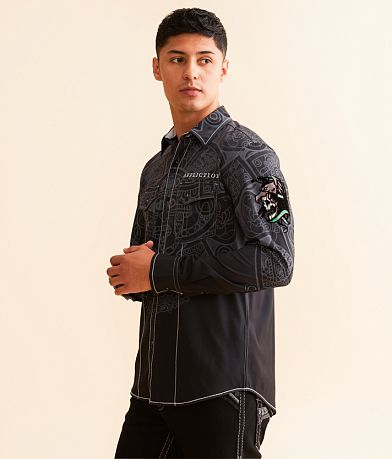 Affliction El Dorado Stretch Shirt front view