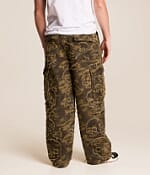 Affliction Skull Camo Extra Wide Leg Cargo Camo Jean - Men's Jeans