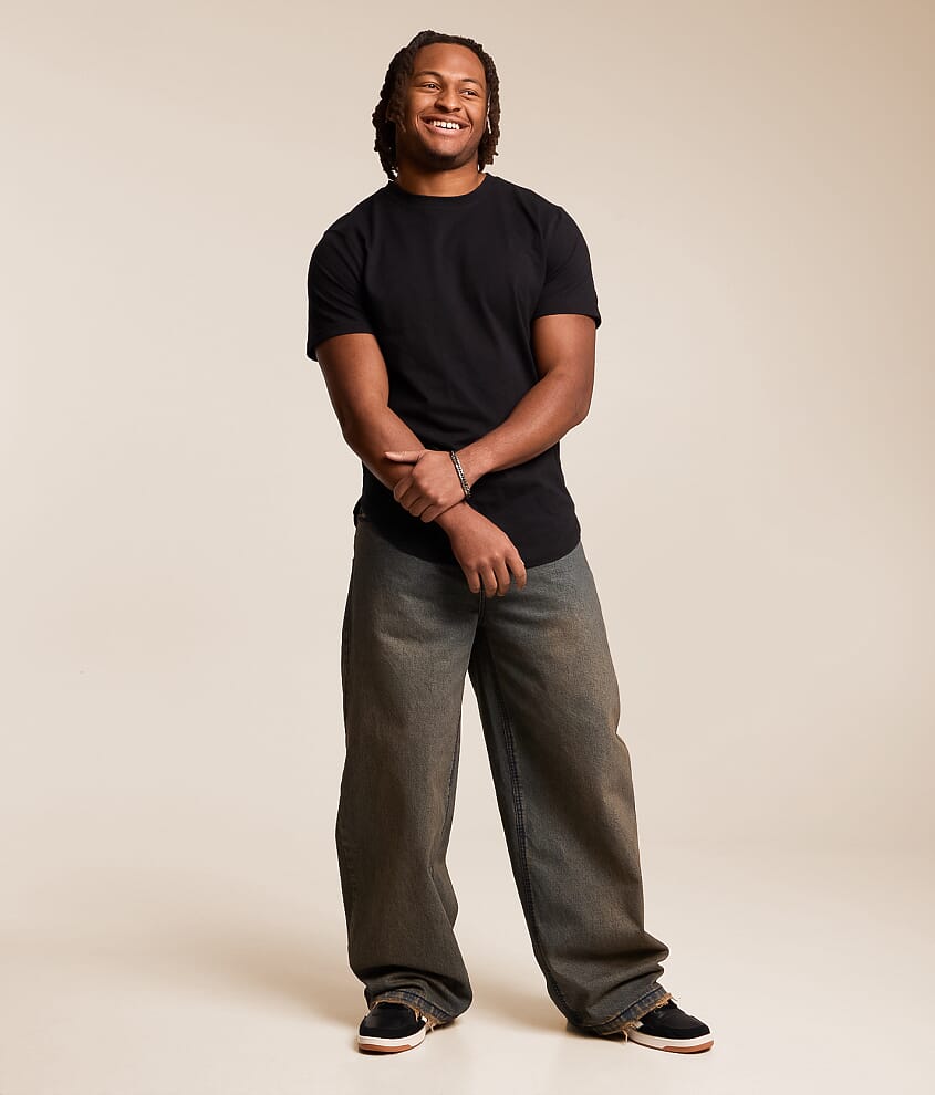 Tribal & Wings Extra Wide Leg Jean