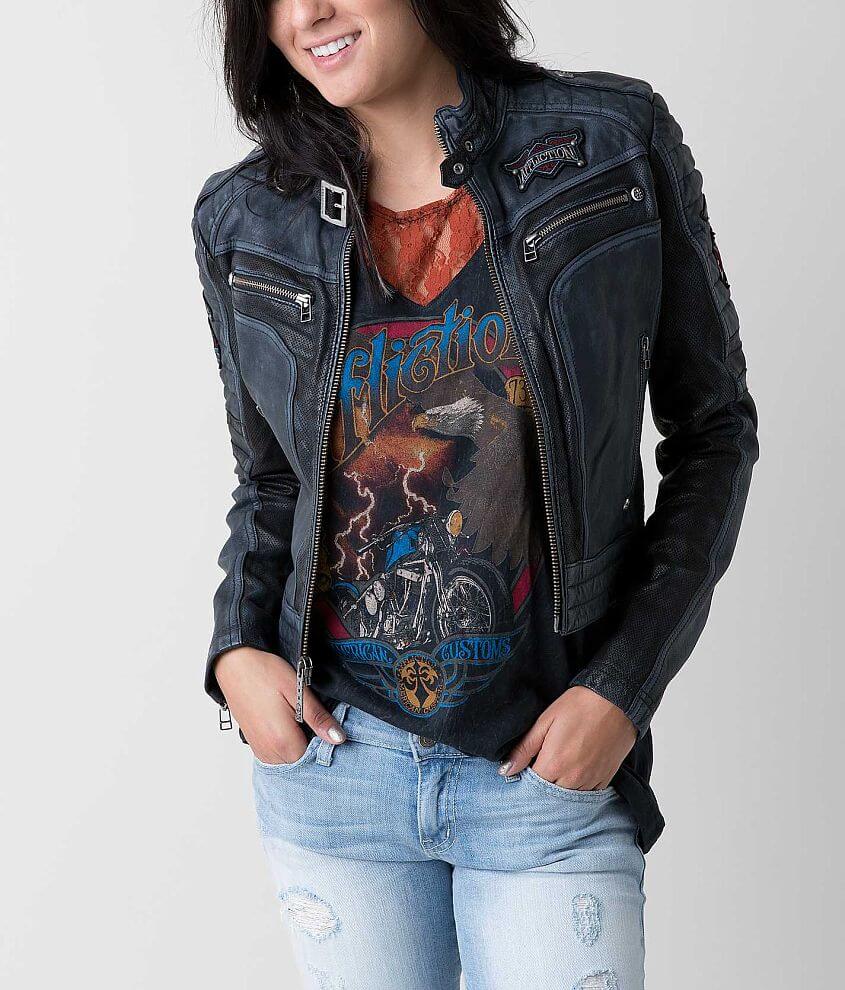 Affliction Black Premium Lethal Attack Jacket front view