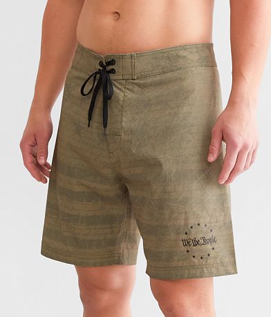 Howitzer Flag Stretch Boardshort front view