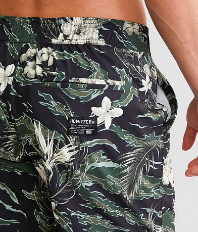 Howitzer Miami Tiger Stretch Swim Trunks BACK_POCKET