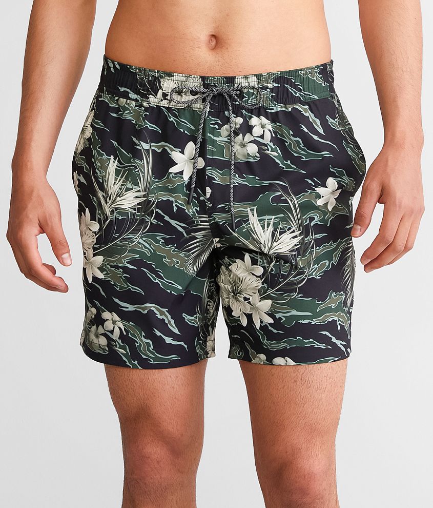 Howitzer Miami Tiger Stretch Swim Trunks front view