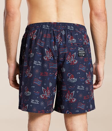 Howitzer True Blue Stretch Swim Trunks BACK
