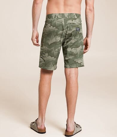 Howitzer Moonmist Camo Stretch Boardshort back view