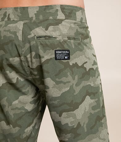 Howitzer Moonmist Camo Stretch Boardshort back pocket view
