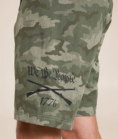 Howitzer Moonmist Camo Stretch Boardshort misc detail 1 view