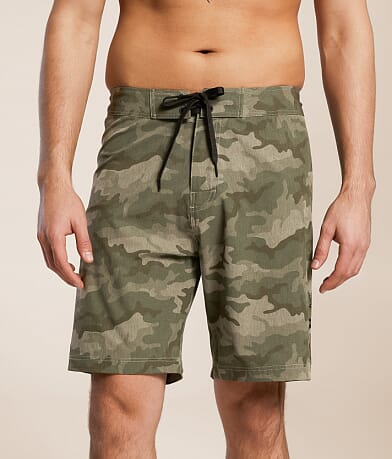 Howitzer Moonmist Camo Stretch Boardshort front view