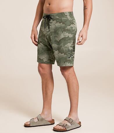 Howitzer Moonmist Camo Stretch Boardshort full right side view