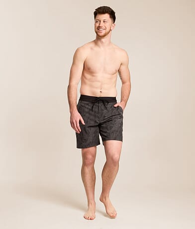 Howitzer Oak Tree Leaves Camo Stretch Boardshort