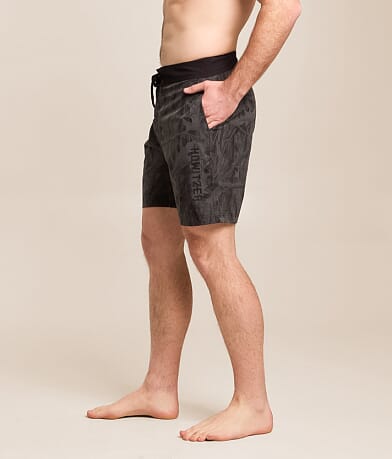 Howitzer Oak Tree Leaves Camo Stretch Boardshort thumbnail 3