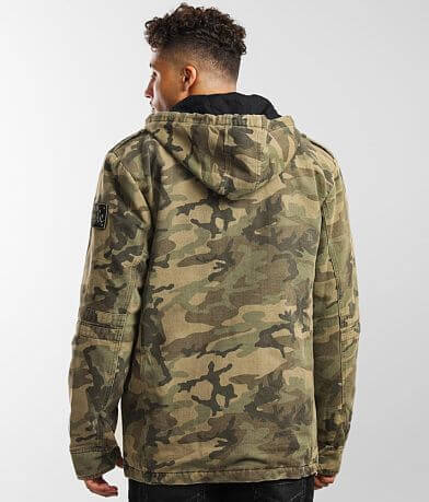 Howitzer Commission Camo Hooded Jacket BACK