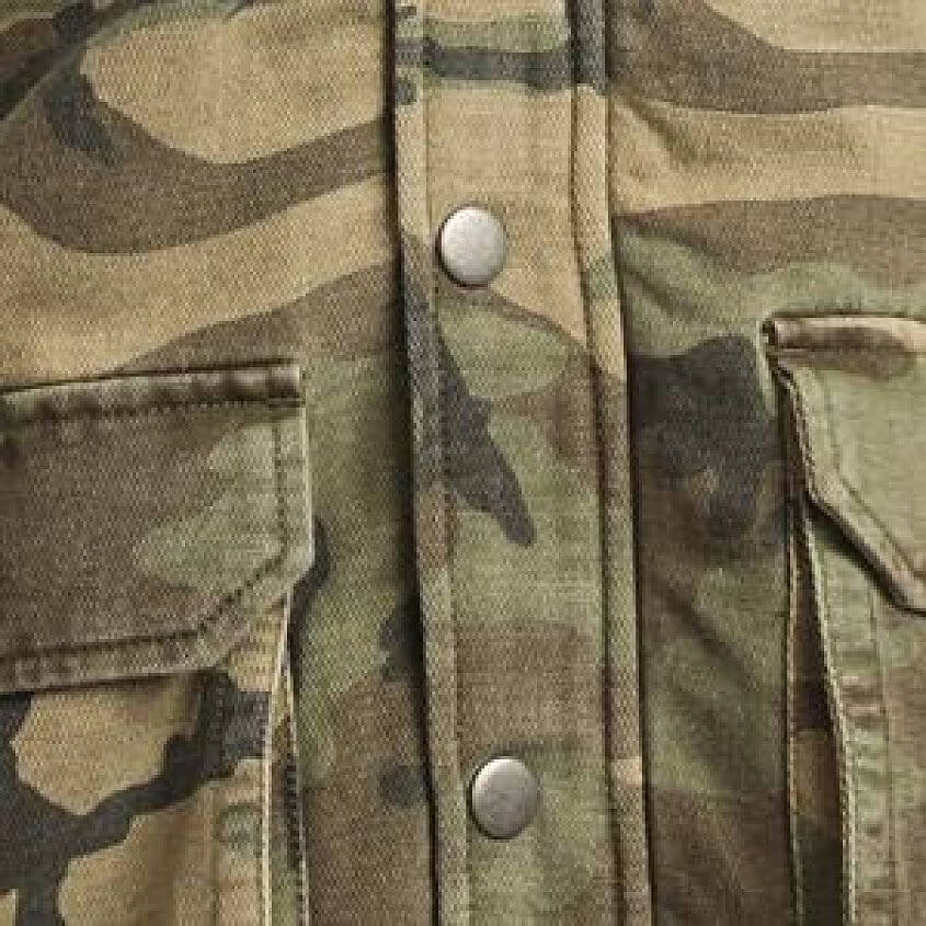 Military Green Brown Camo