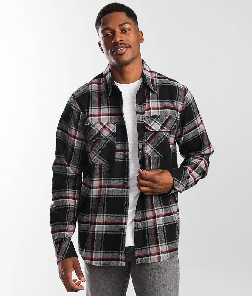 Howitzer Insignia Flannel Shirt - Men's Shirts in Black Multi | Buckle