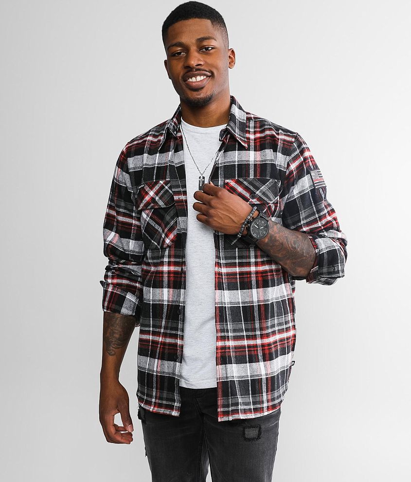 Ældre Orphan komfort Howitzer Execute Flannel Shirt - Men's Shirts in Red Black | Buckle