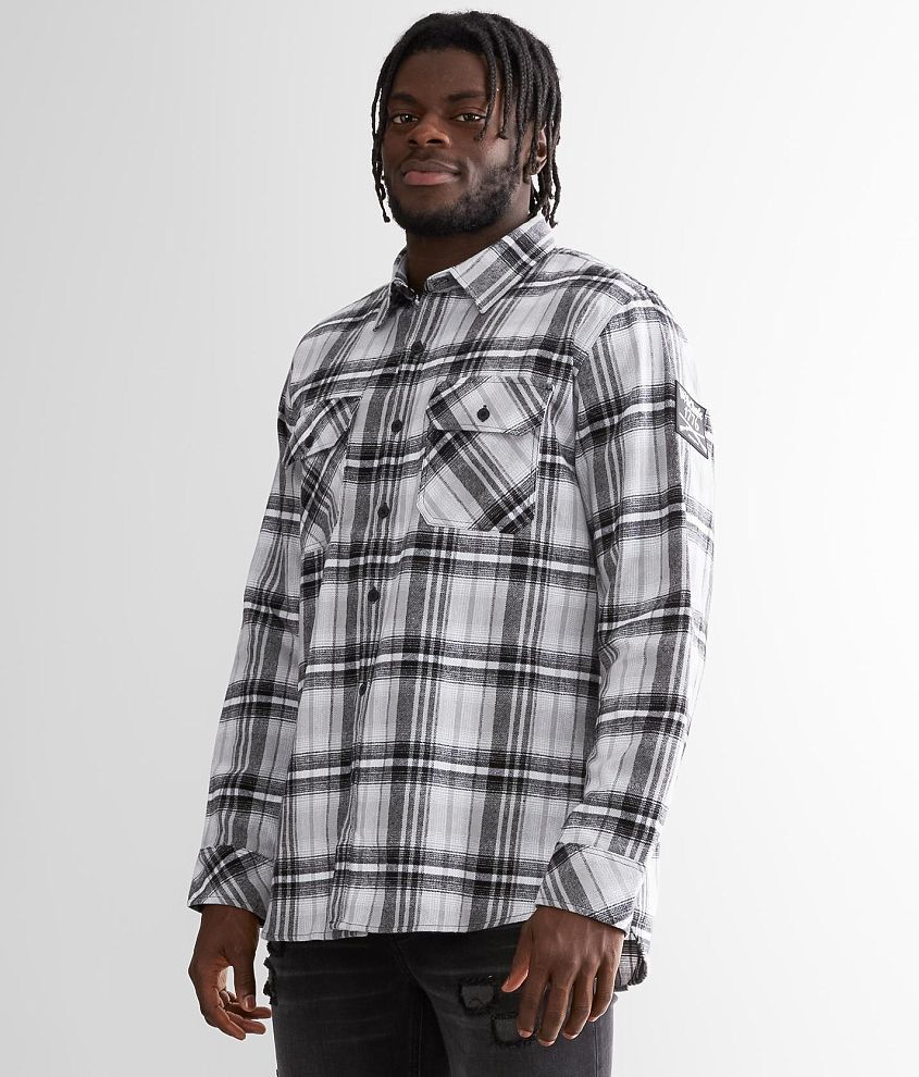 Howitzer Defeat Flannel Shirt front view