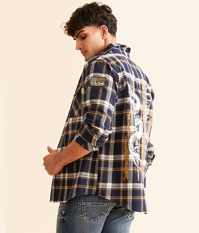 Howitzer Don't Tread Flannel Shirt front view