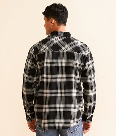 Howitzer Dog Tags Flannel Shirt back view