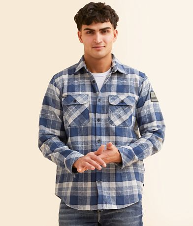 Howitzer Tactics Flannel Shirt front view