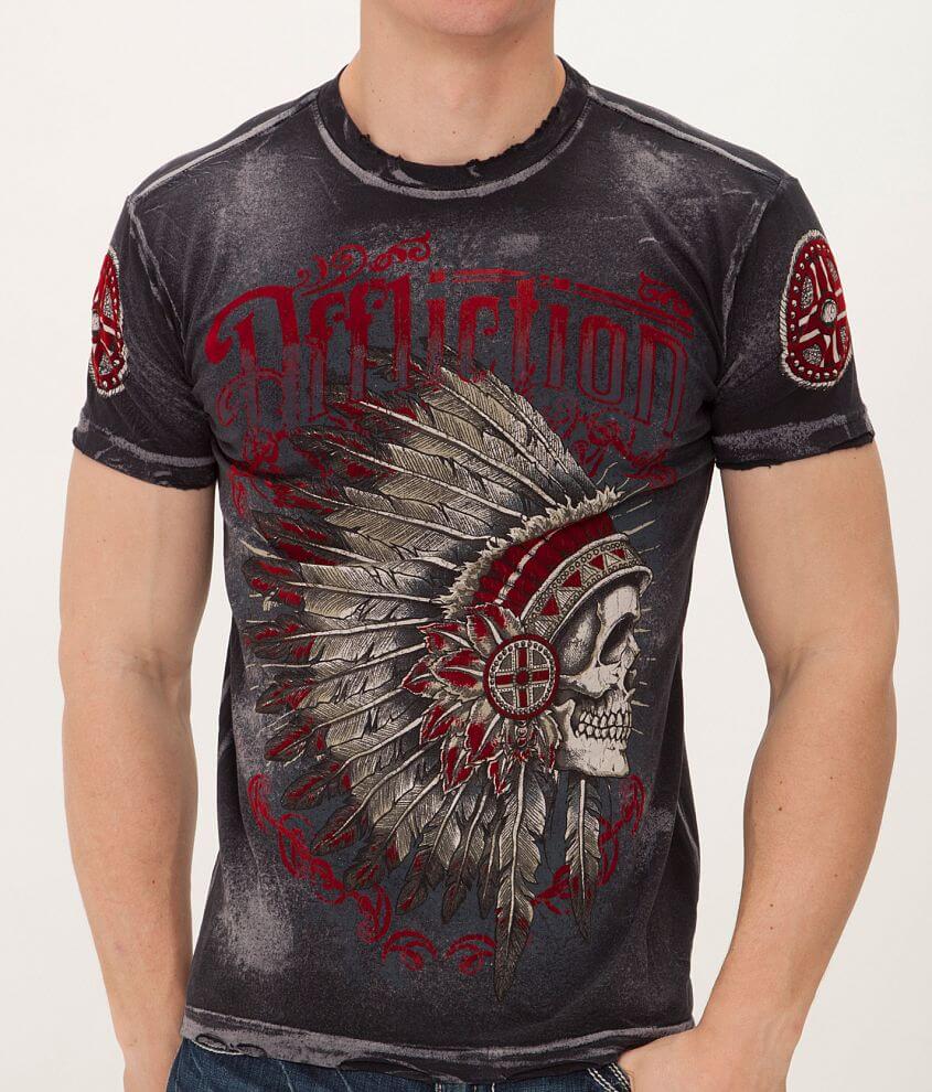 Affliction Peace Pipe T-Shirt front view