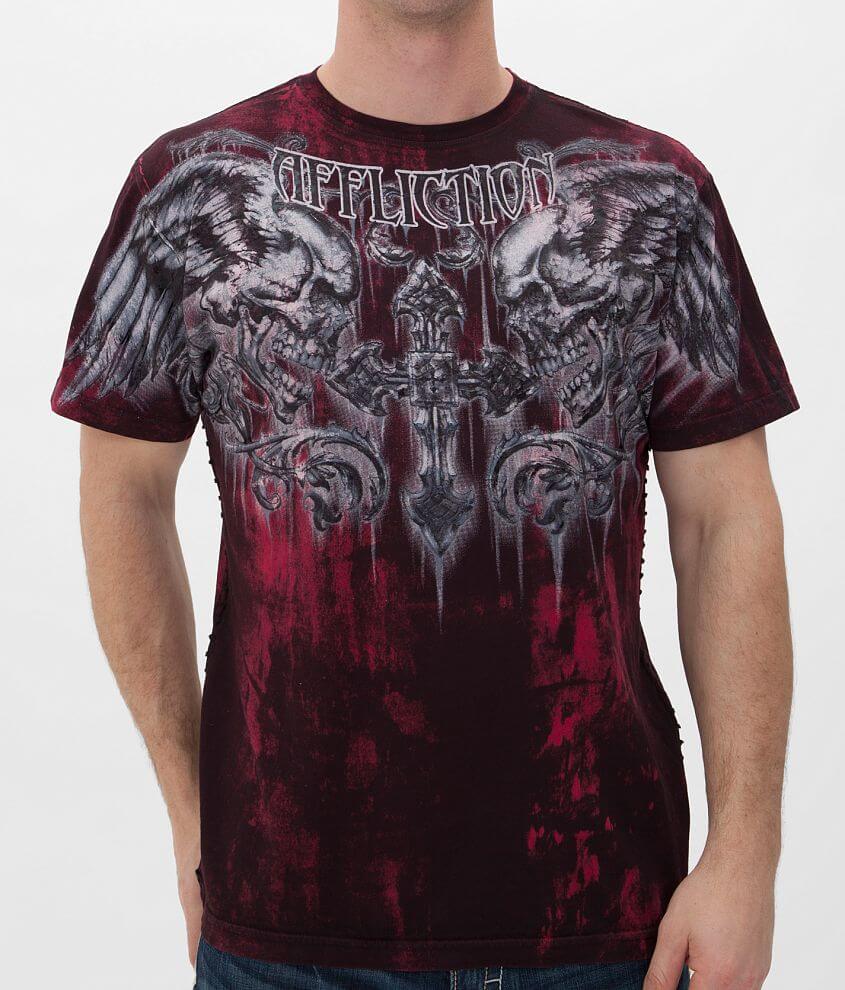 Affliction Fragmented T-Shirt front view