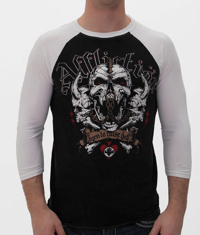 Affliction American Metal Bomber T-Shirt front view