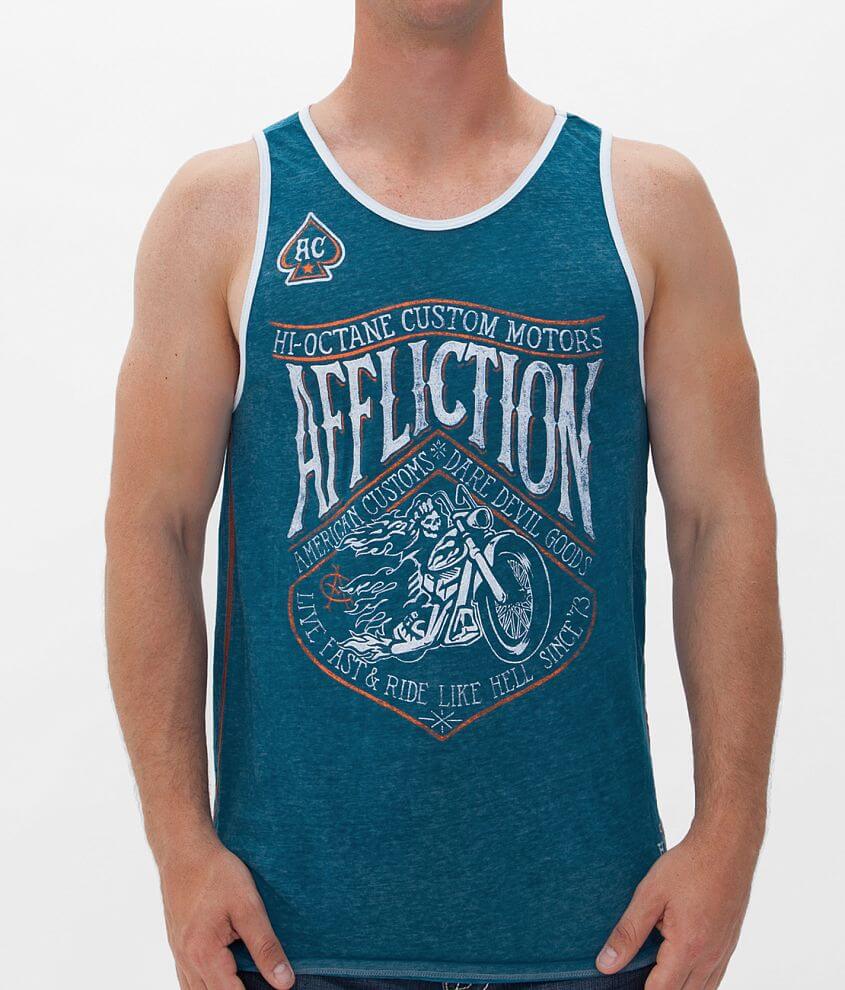 Affliction American Customs Sidecar Tank Top front view