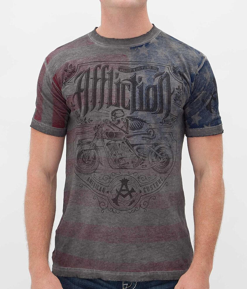Affliction American Customs Death Rider T-Shirt front view
