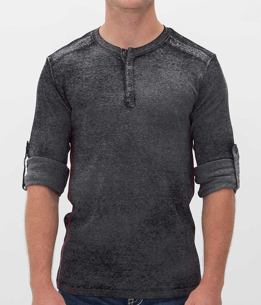 Affliction Standard Release Thermal Henley front view