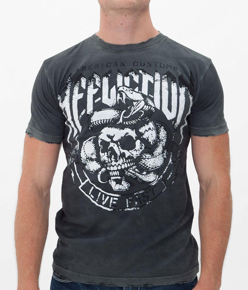 Affliction American Customs Bushmaster T-Shirt front view