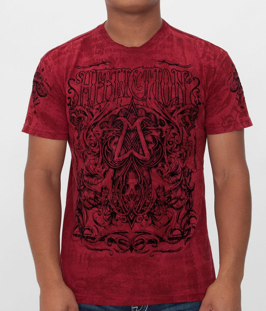 Affliction American Customs Cast Into T-Shirt front view