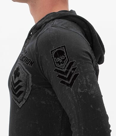Affliction Value Thermal Hoodie LEFT_DETAIL