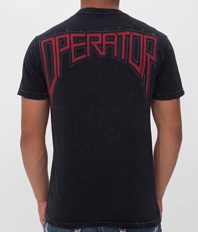 Affliction Snake Eater Green Beret T-Shirt BACK