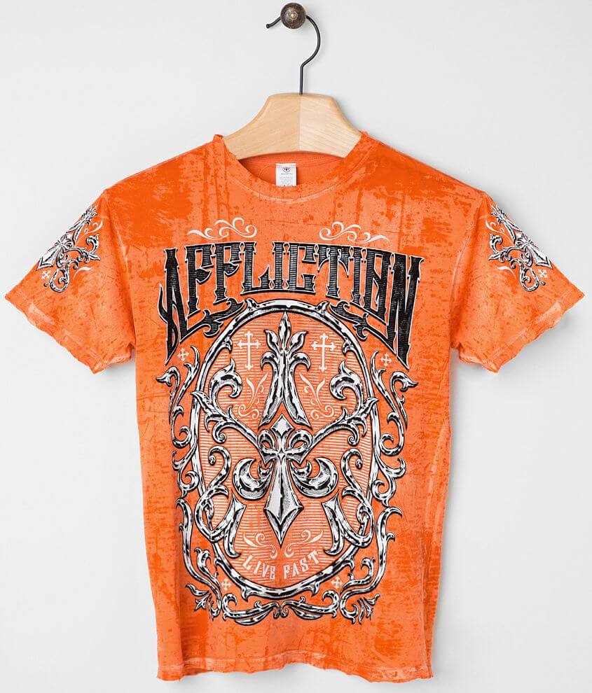 Affliction Abrasive Reversible T-Shirt front view
