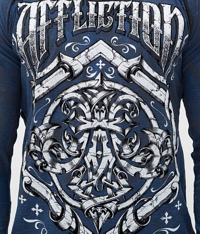 Affliction Saint Vitus T-Shirt front detail view