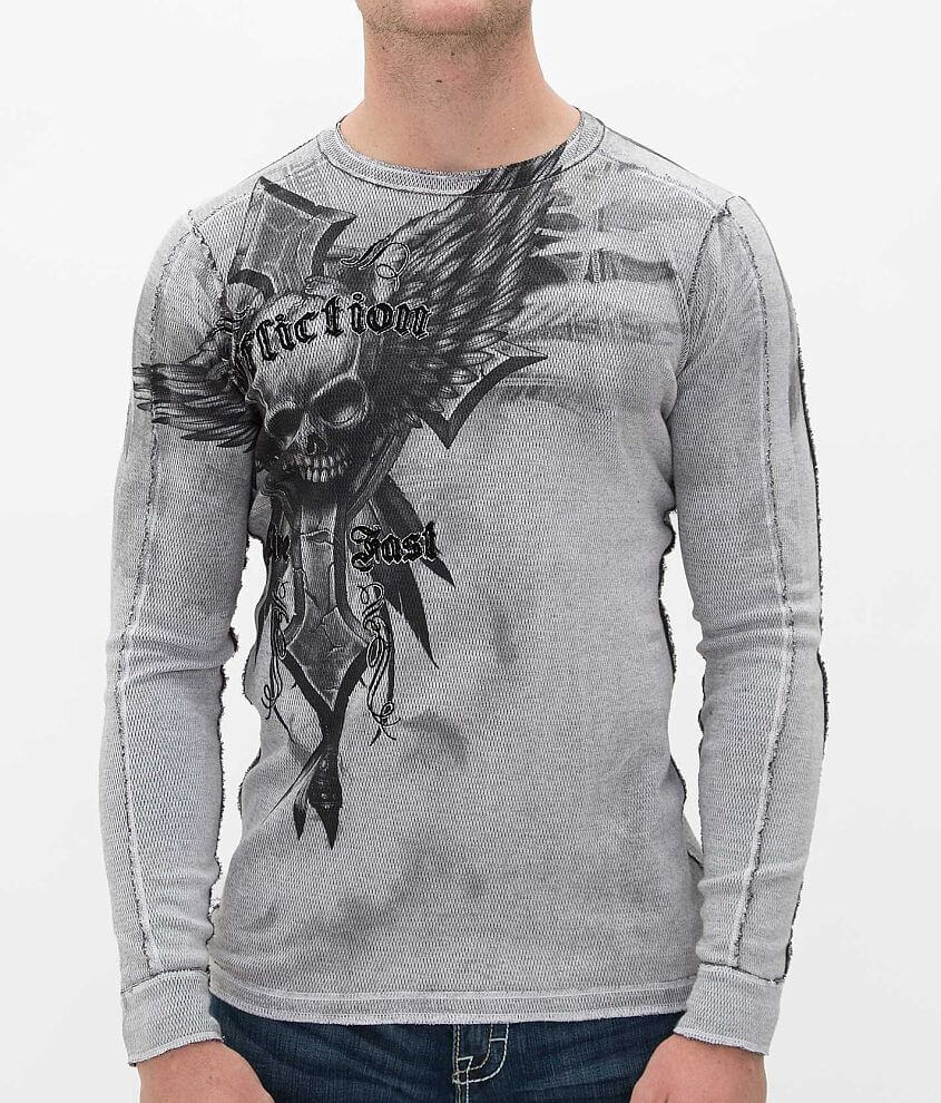 Affliction Terminus Reversible Thermal Shirt front view