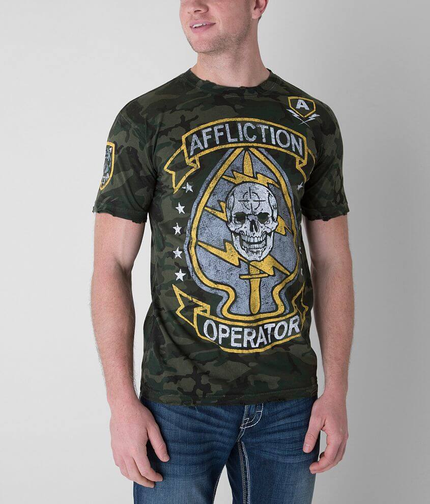 Affliction Operator Speed &#38; Surprise T-Shirt front view