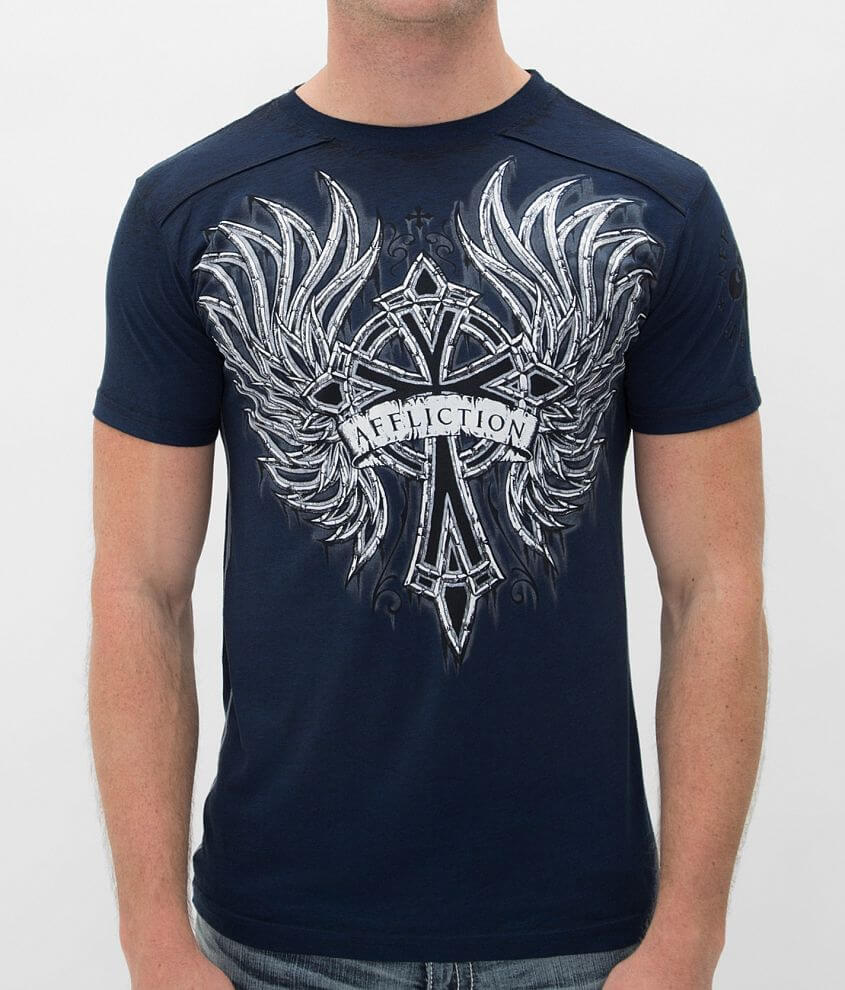 Affliction Chromatic Rust T-Shirt front view