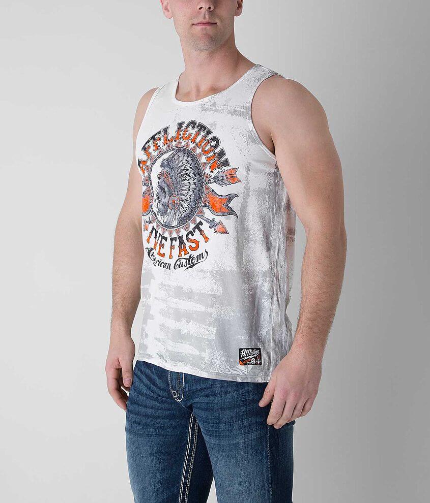 Affliction American Customs Stampede Tank Top front view