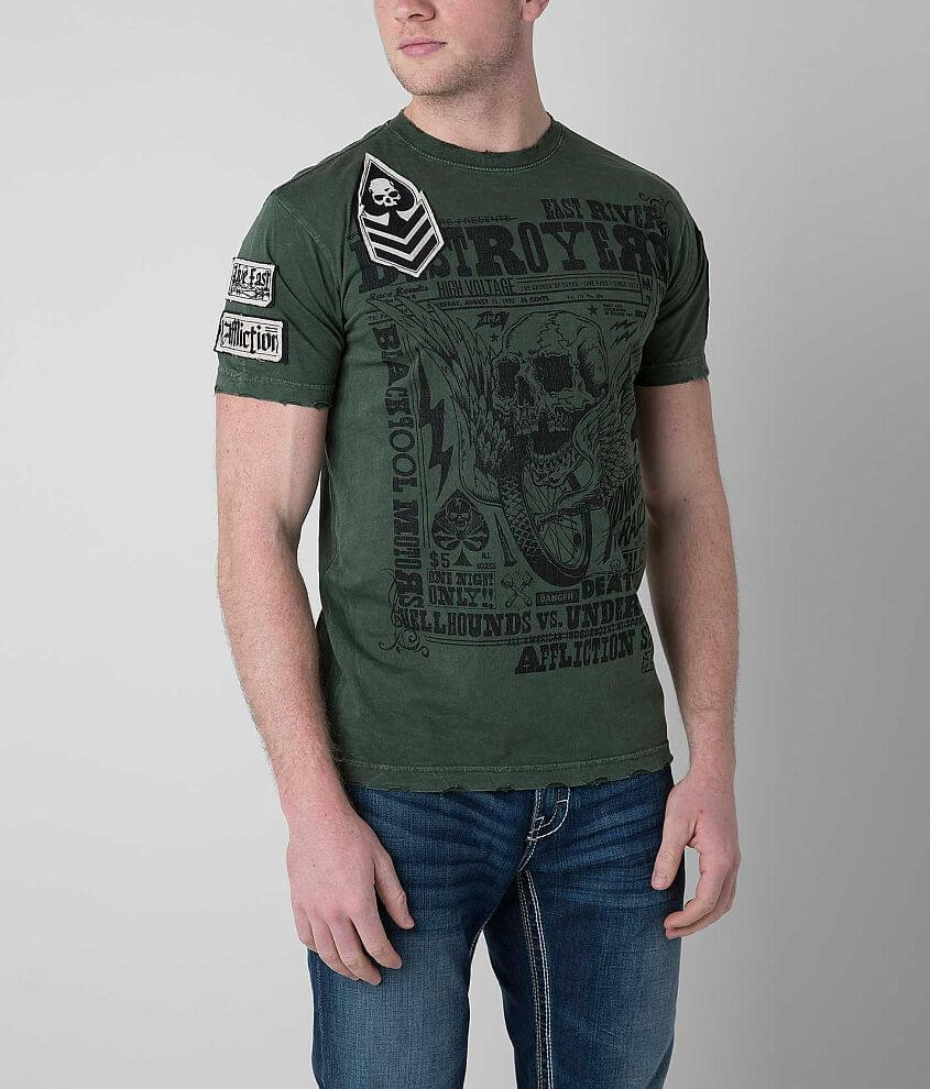 Affliction Destroyers T-Shirt front view