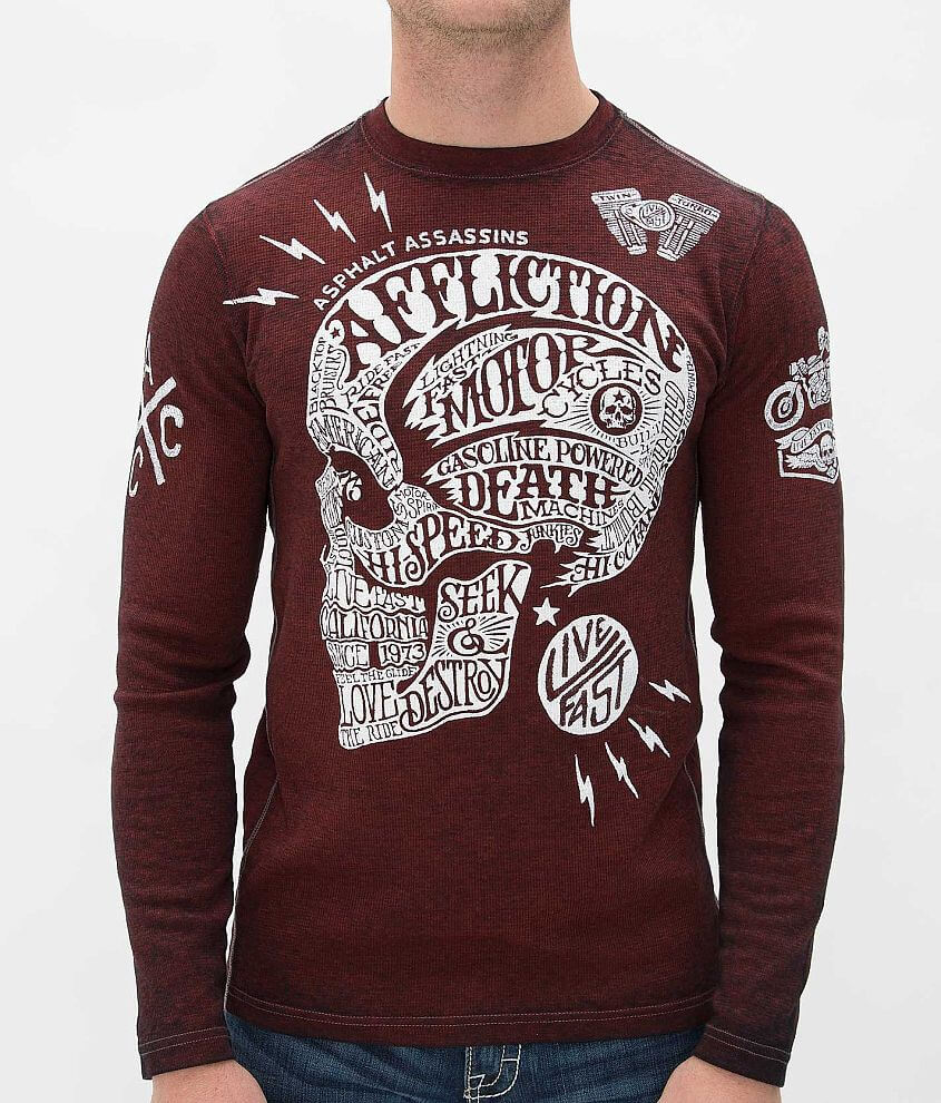 Affliction American Customs Motor Head Thermal front view