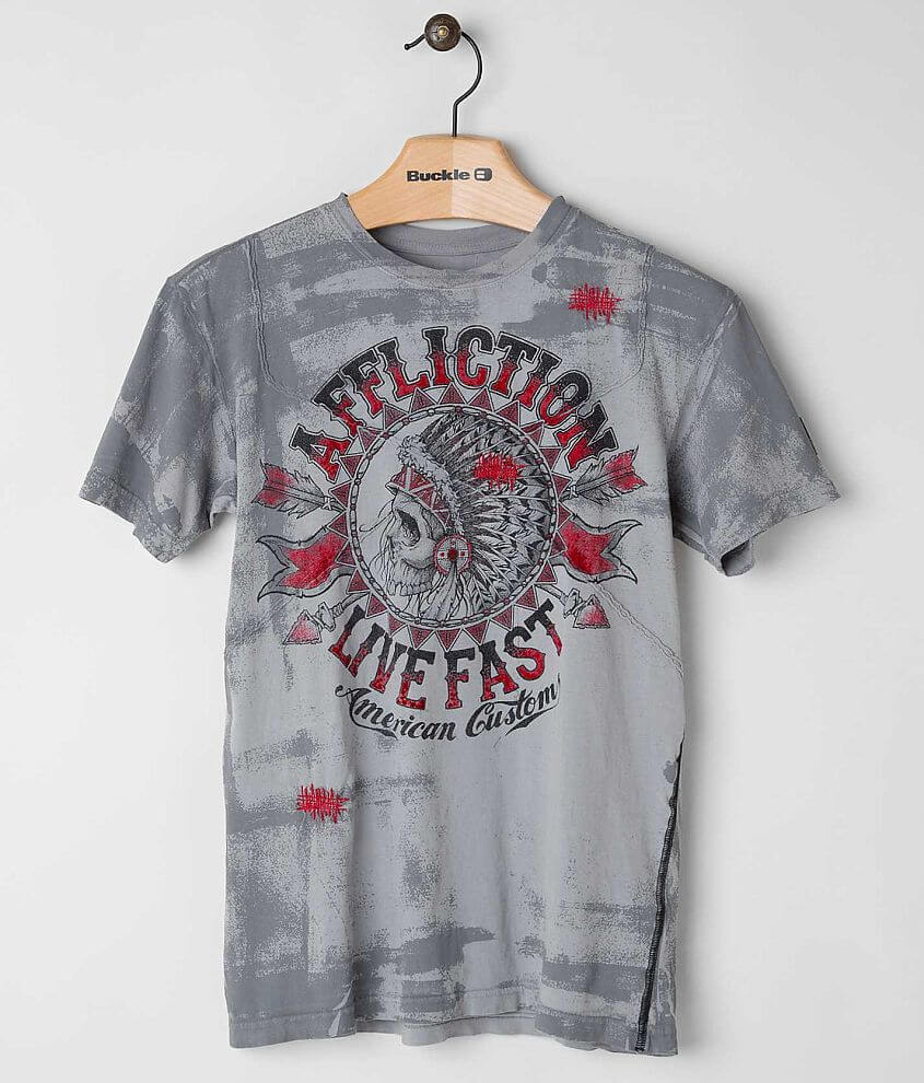 Affliction American Customs Stampede T-Shirt front view