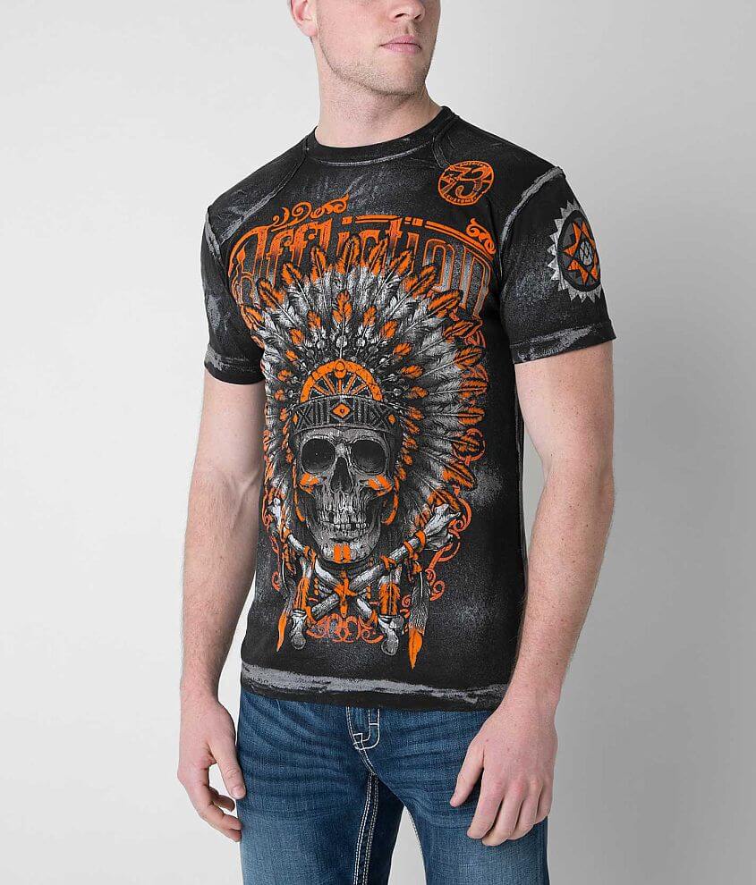 Affliction American Customs Apache T-Shirt front view