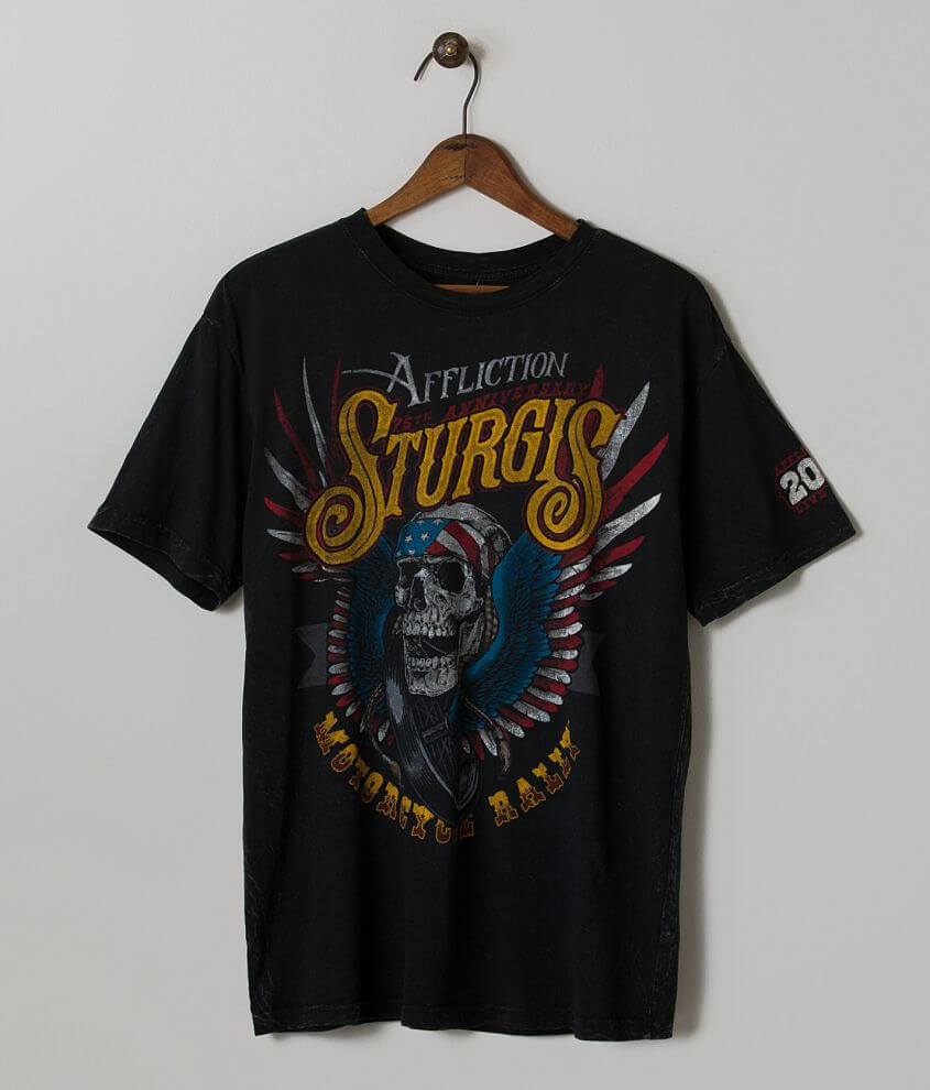 Affliction American Customs Sturgis 75th T-Shirt front view